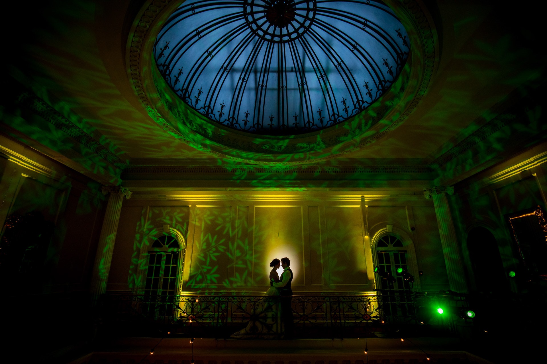 Night time lighting at Hedsor House