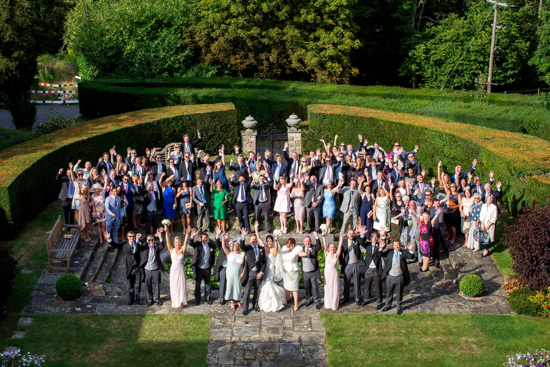 large group photo at Hedsor House