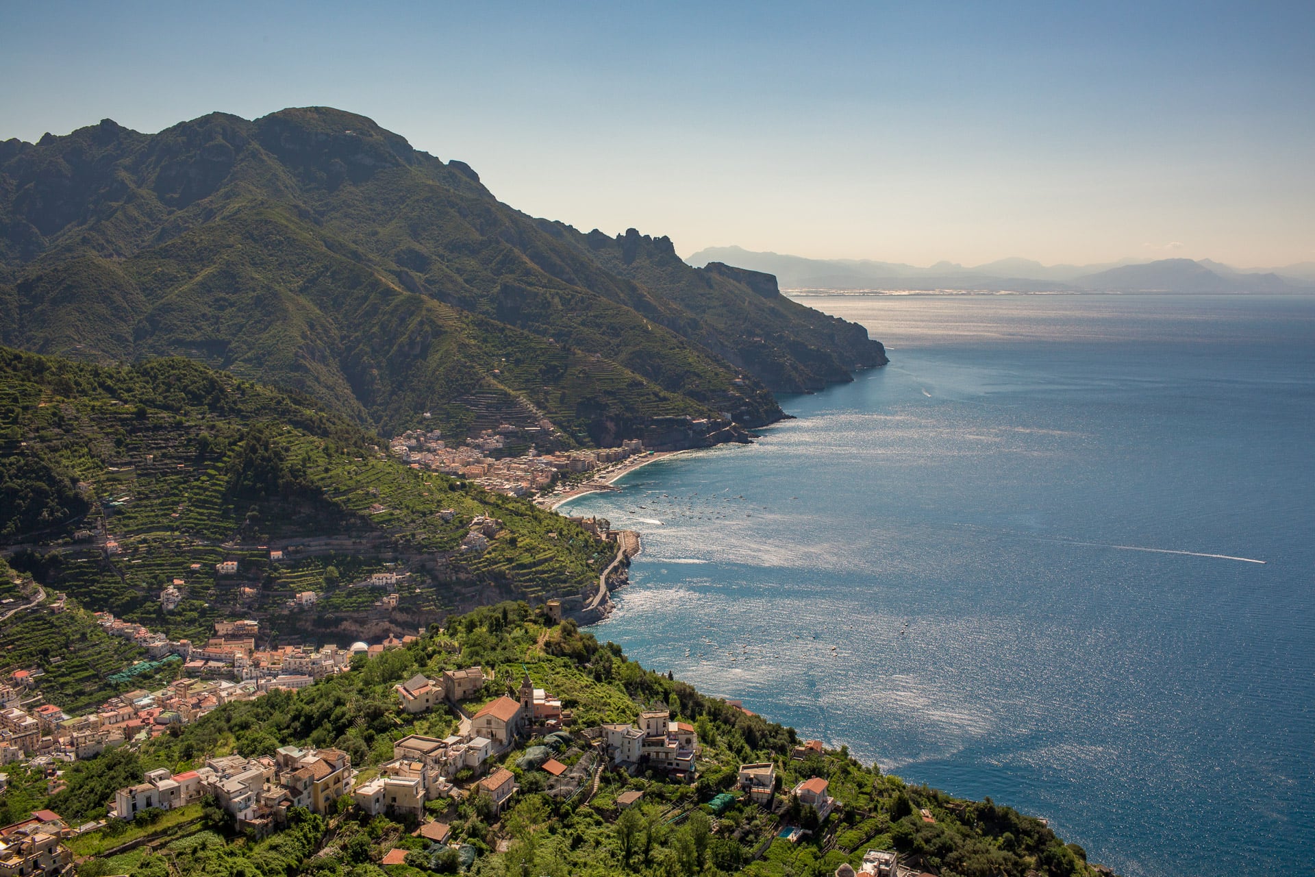 views of Amalfi coast