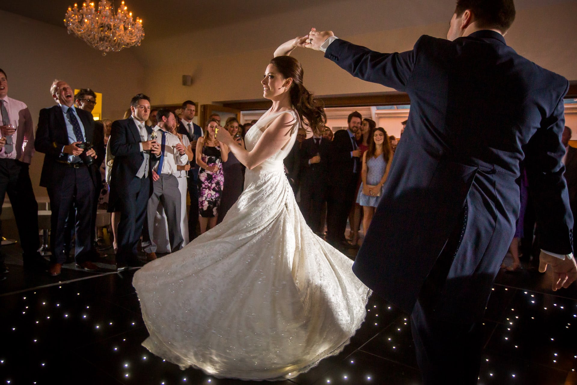 bride doing first dance