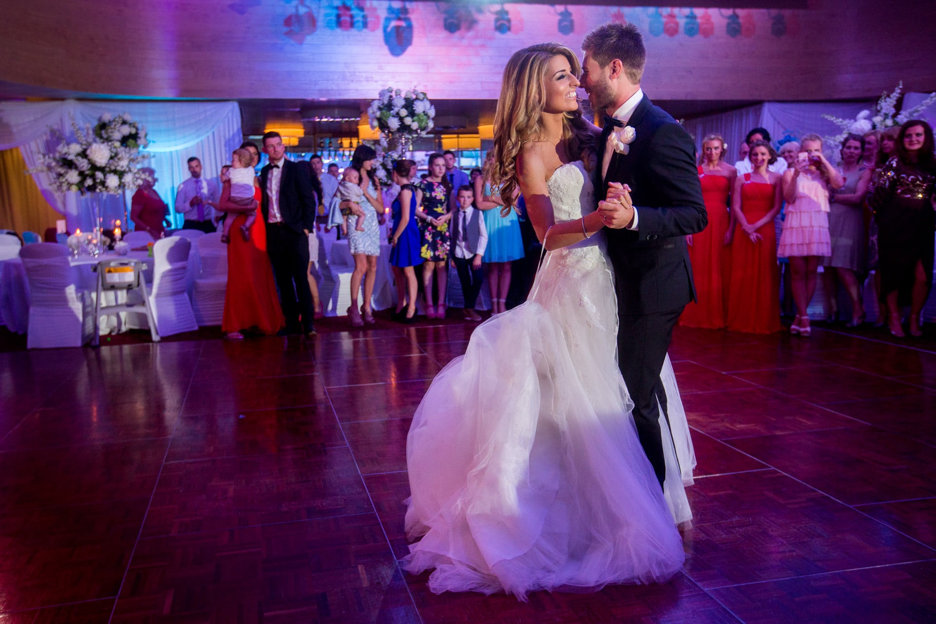 first dance at Europe Hotel wedding