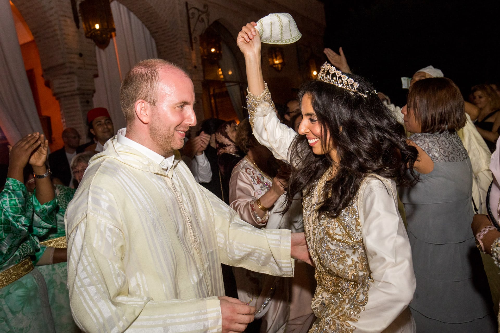 Moroccan bride and english groom