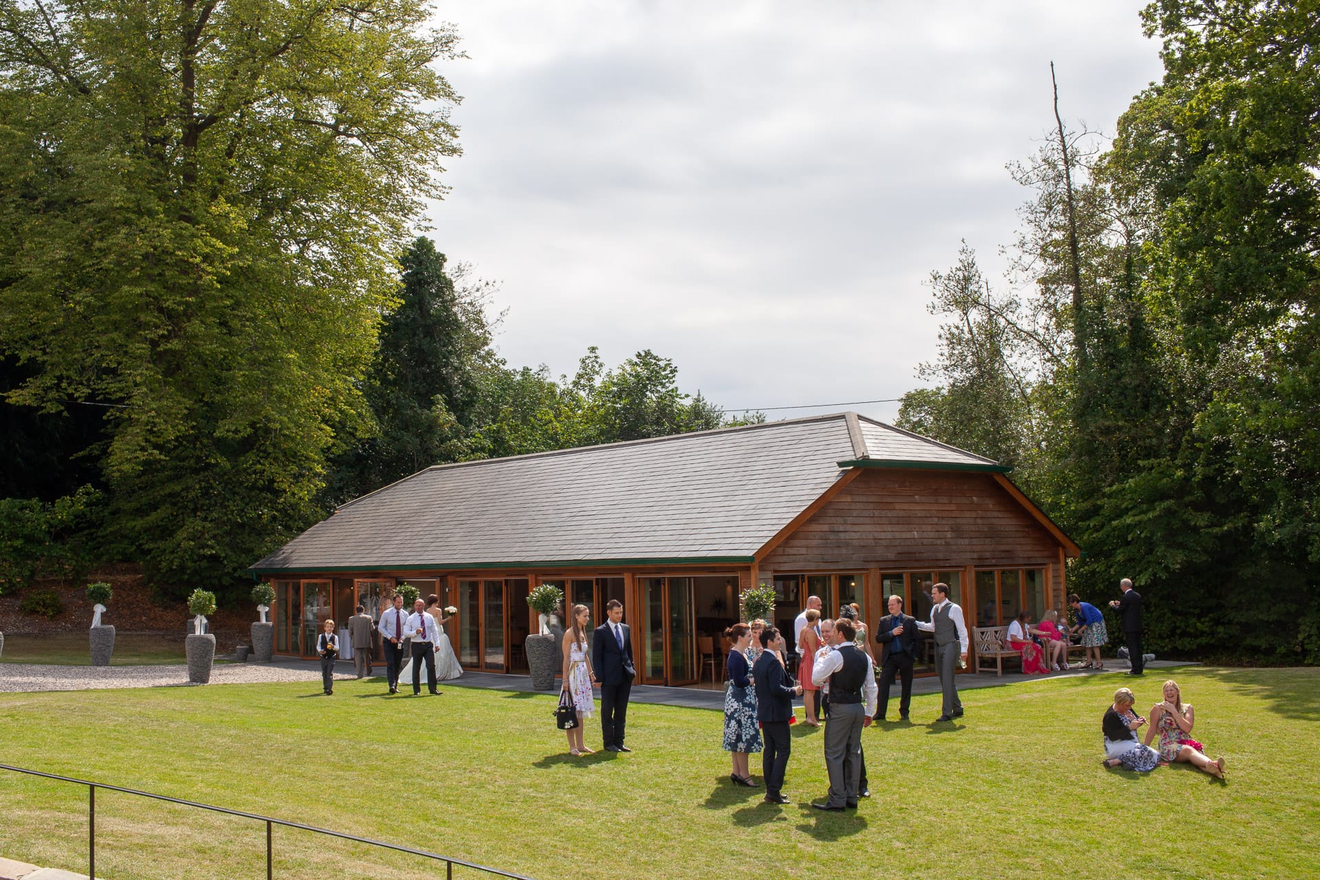 ceremony barn at Wasing Park