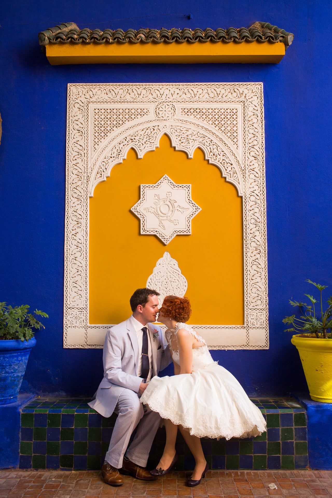 morocco wedding portrait
