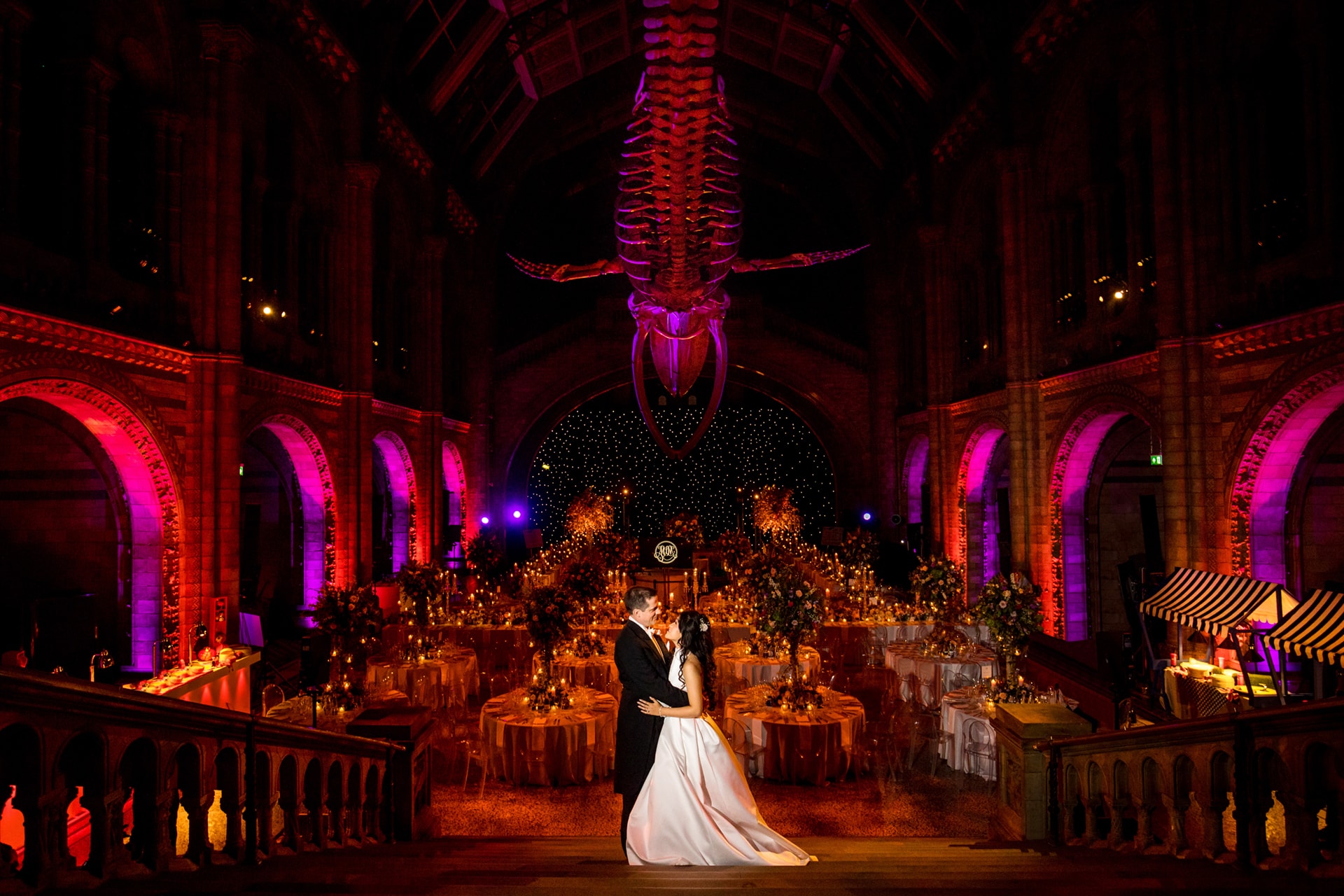 A Natural History Museum wedding