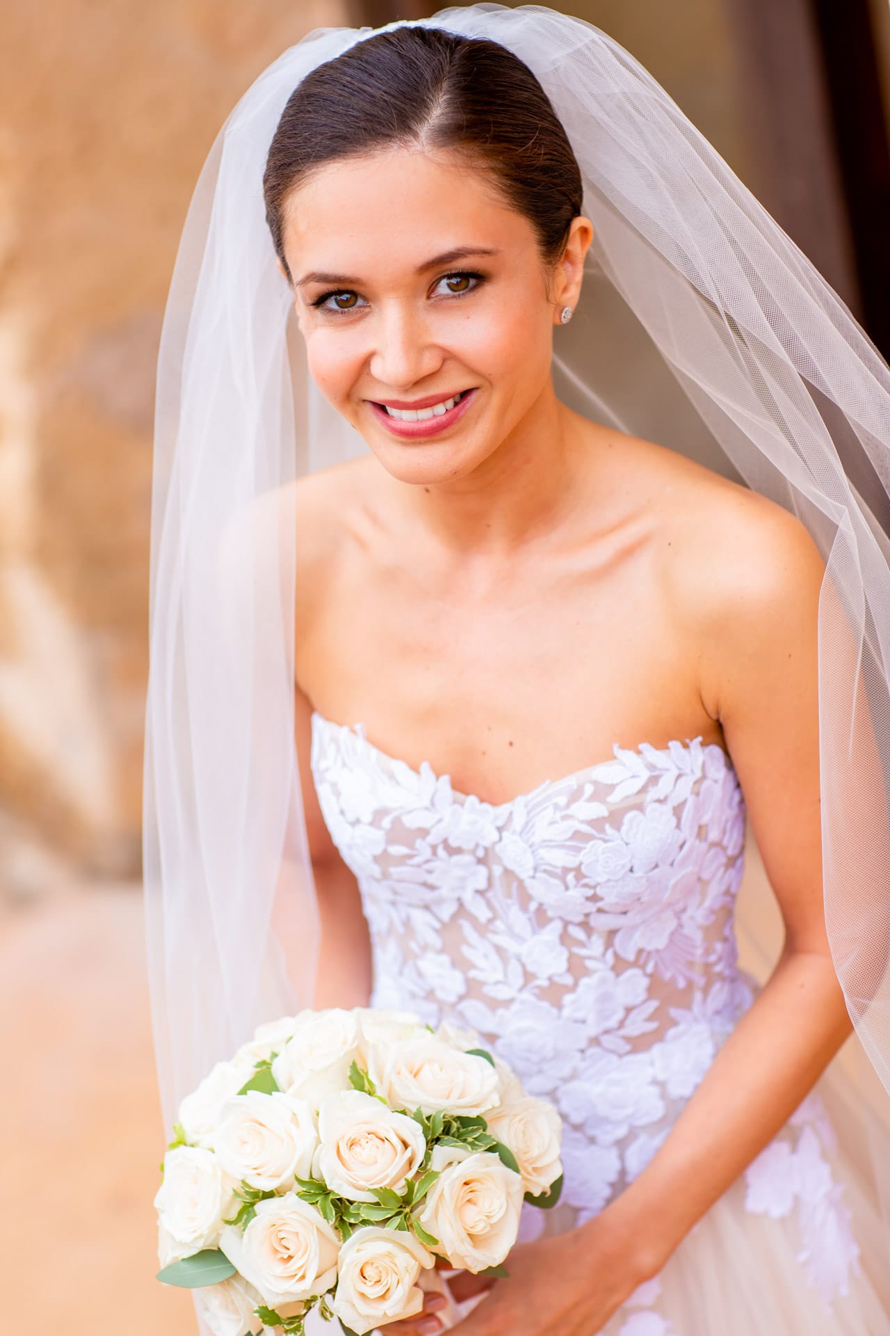 stunning bride portrait