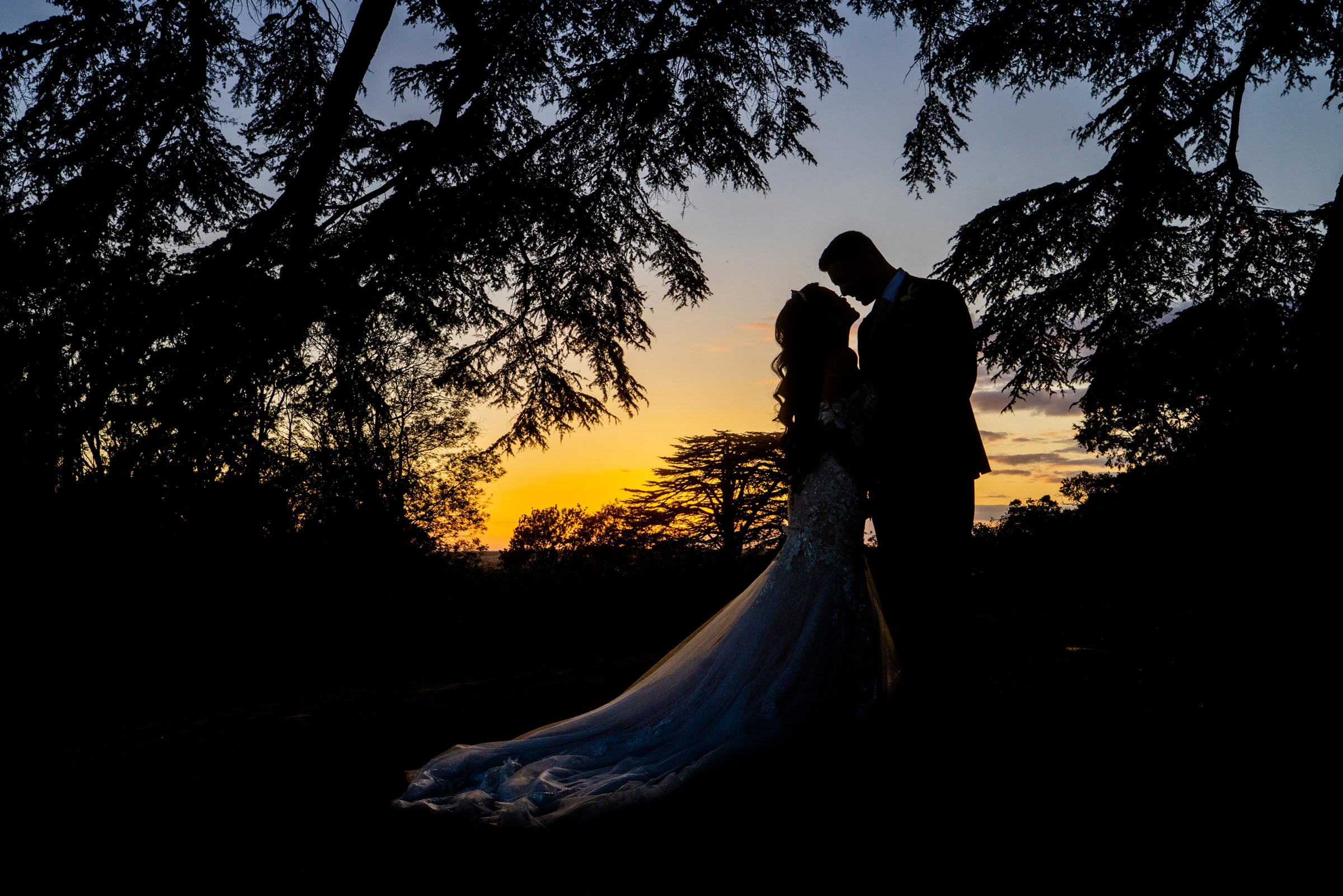 sunset at Hedsor House