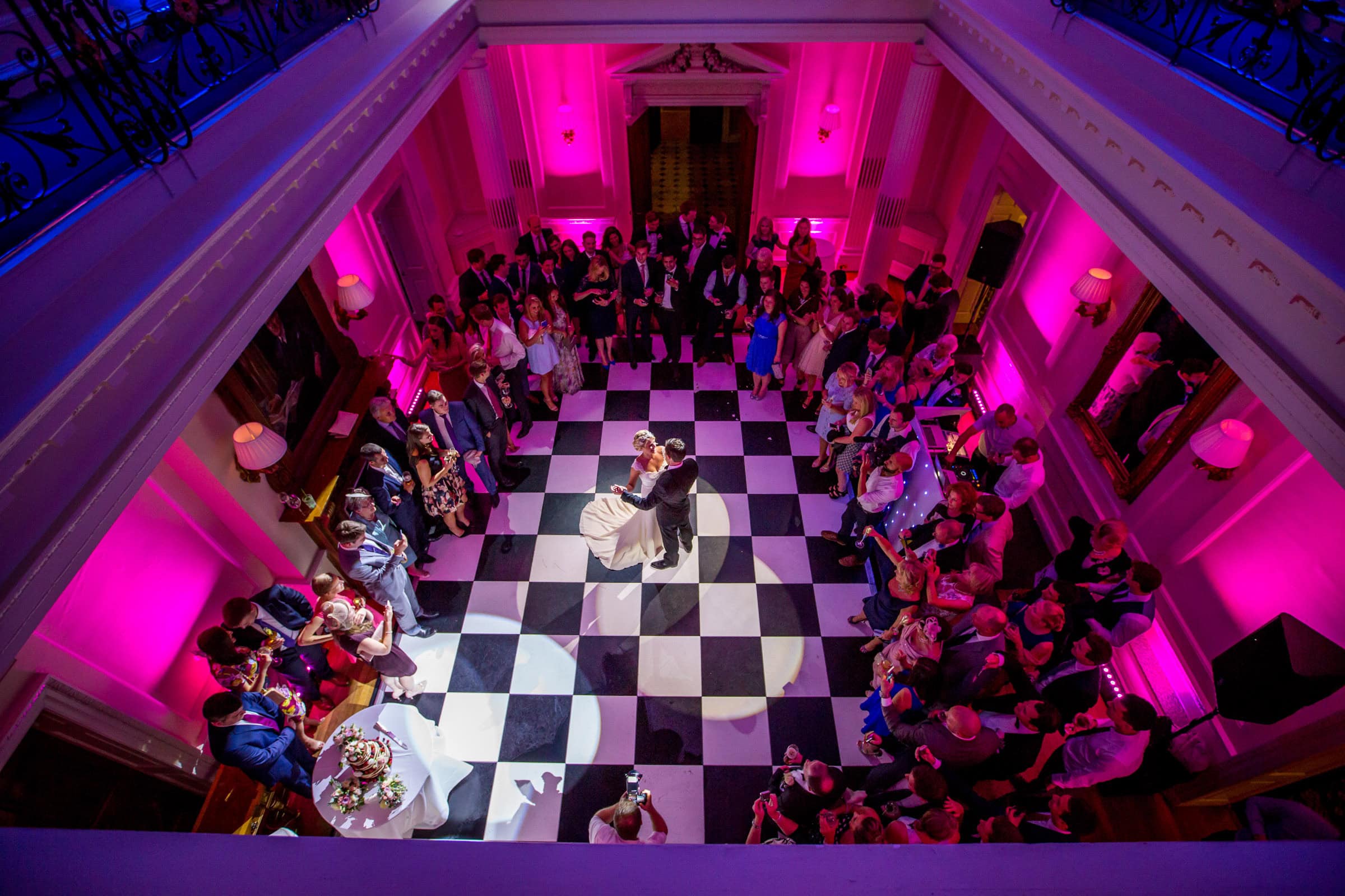 spotlight on the first dance