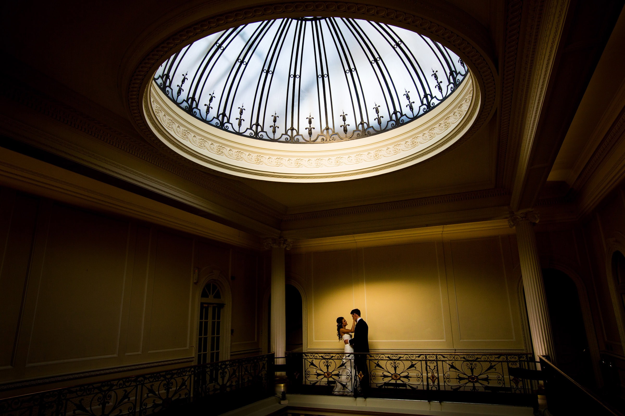 dramatic lighting at Hedsor