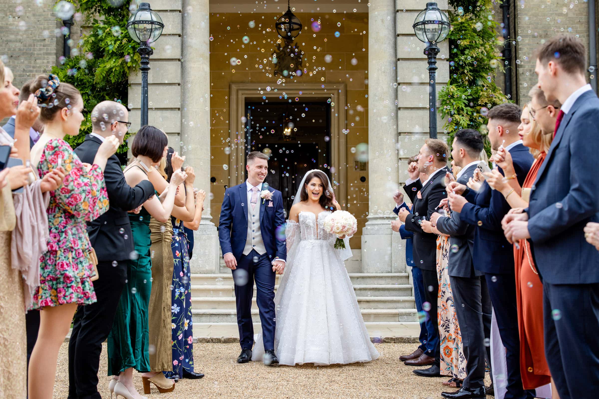 bubbles instead of confetti